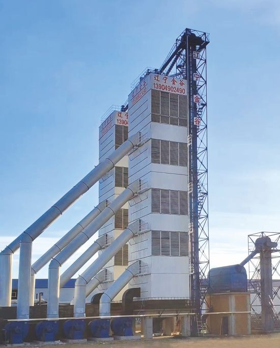 呼伦贝尔阜丰生物科技1000吨蒸汽换热环保型烘干塔2套